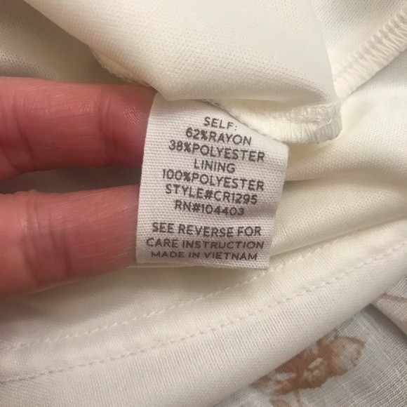 Blu Pepper Cream and Brown Floral Square Neck Puff Sleeve Mini Dress-Size Small - Picture 8 of 9